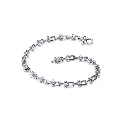 HARDWARE MICRO LINK 44 MOTIF SILVER BRACELET