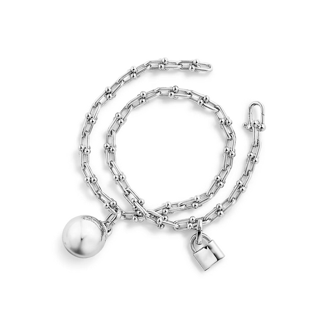 HARDWARE SMALL WRAP SILVER BRACELET