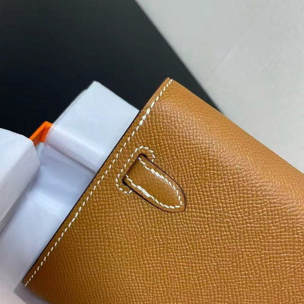 HERMES 26S KELLY TO GO IN GOLD EPSOM LEATHER