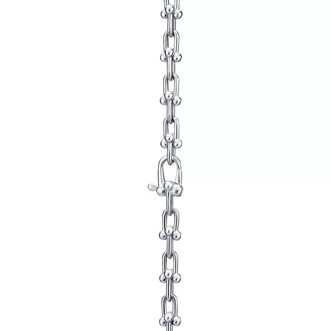 HARDWARE MICRO LINK 44 MOTIF SILVER BRACELET