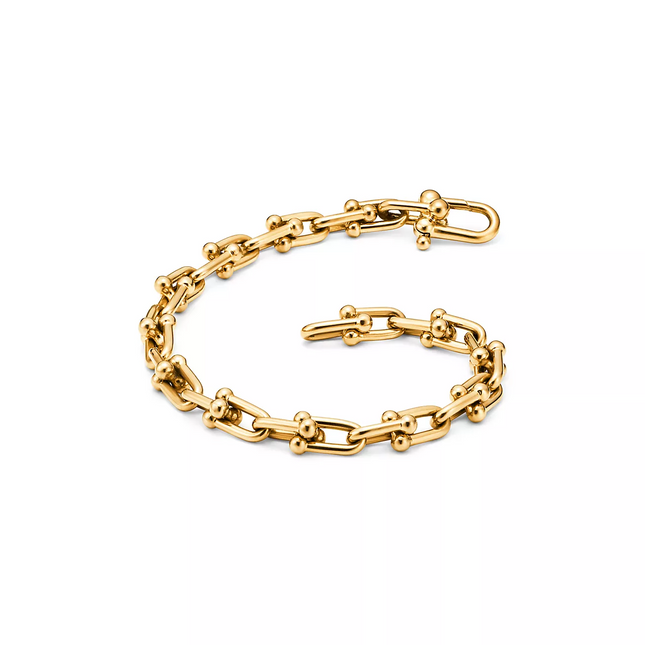 HARDWARE SMALL LINK 26 MOTIF GOLD BRACELET