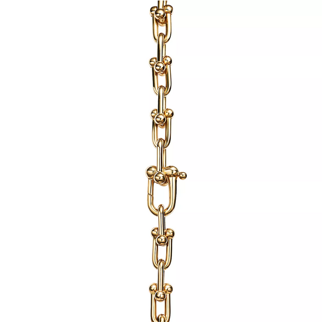 HARDWARE SMALL LINK 26 MOTIF GOLD BRACELET