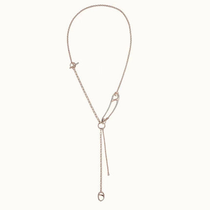 CHAINE D'ANCRE PUNK LONG NECKLACE