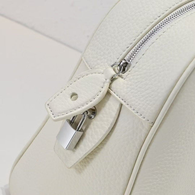 THE ROW INDIA TOTE BAG 32 IN CREAM CALFSKIN
