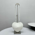 AL COEUR BAG IN WHITE CALFSKIN