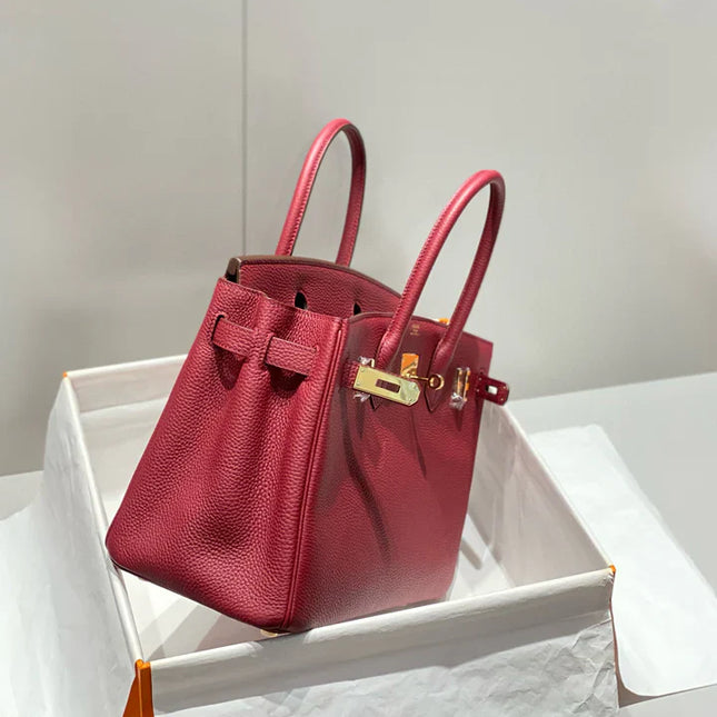 HM BIRKIN 35CM BURGUNDY CALFSKIN GOLD HARDWARE