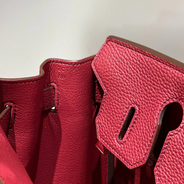HM BIRKIN 35CM BURGUNDY CALFSKIN GOLD HARDWARE