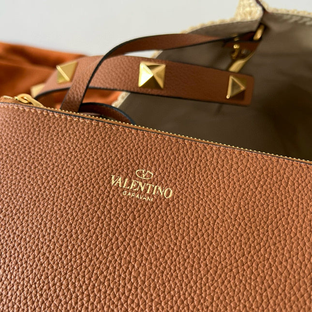 STRAW SUMMER TOTE 35 IN RAFFIA