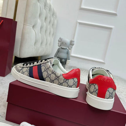 ACE TRAINER CANVAS IN WEB BEIGE