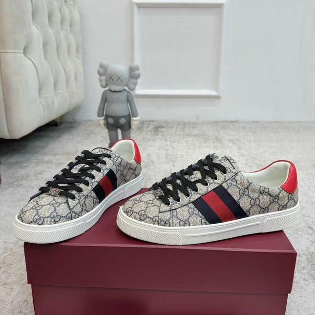 ACE TRAINER CANVAS IN WEB BEIGE