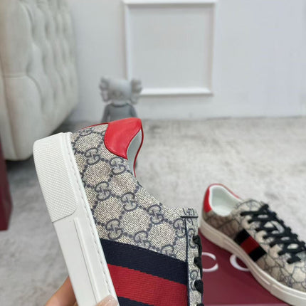 ACE TRAINER CANVAS IN WEB BEIGE