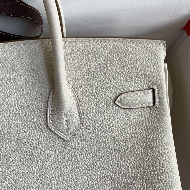 HM BIRKIN 25CM CREAM TOGO LEATHER GOLD HARDWARE