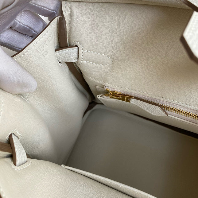 HM BIRKIN 25CM CREAM TOGO LEATHER GOLD HARDWARE