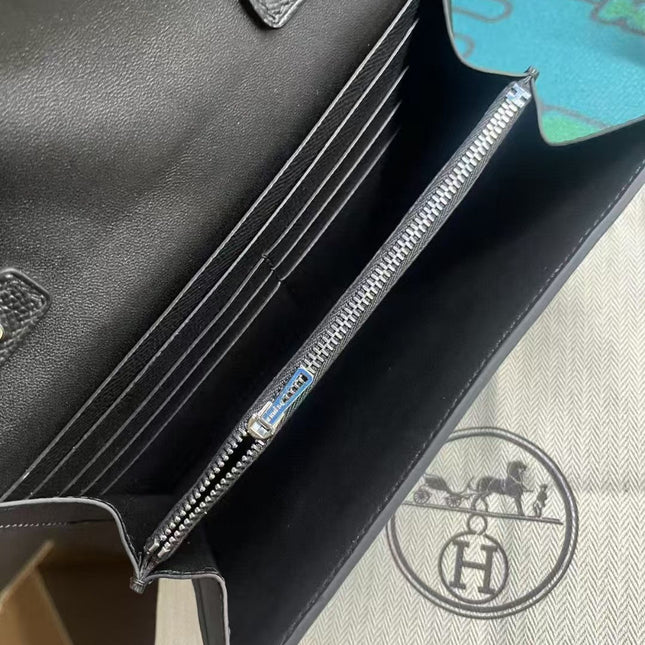 CONSTANCE SHOULDER BAG  IN BLACK CALFSKIN