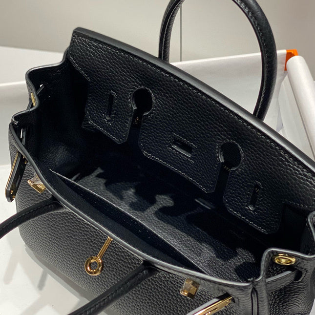 HM BIRKIN 20CM BAG BLACK TOGO LEATHER GOLD HARDWARE