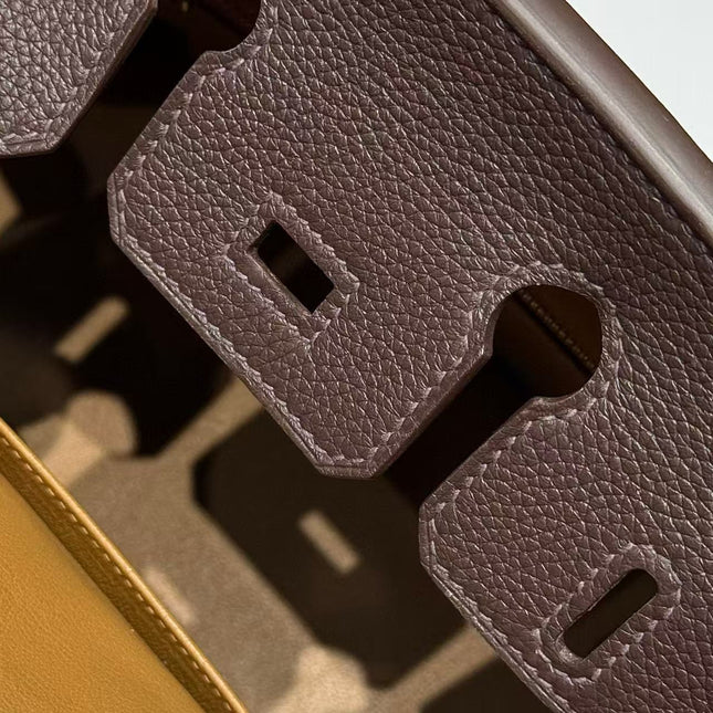 HM BIRKIN 35CM IN CHOCOLATE BROWN TOGO LEATHER SILVER-TONE HARDWARE