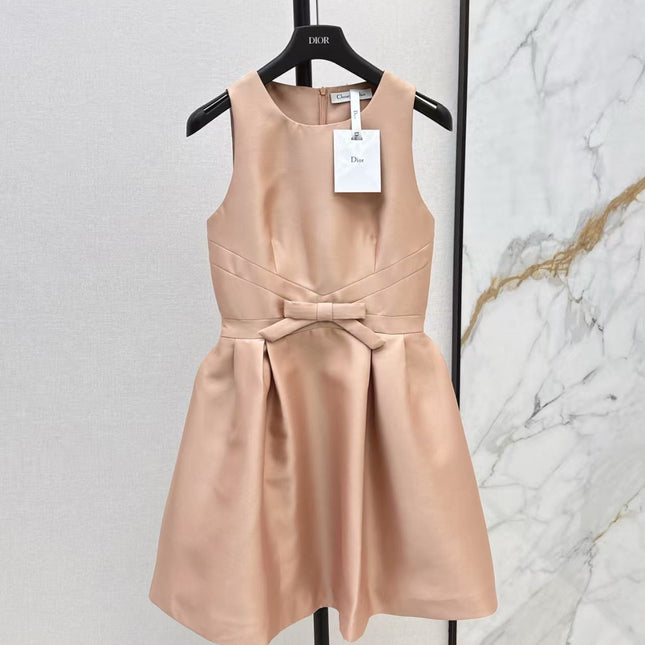 DIOR DRESS IN DARK NUDE