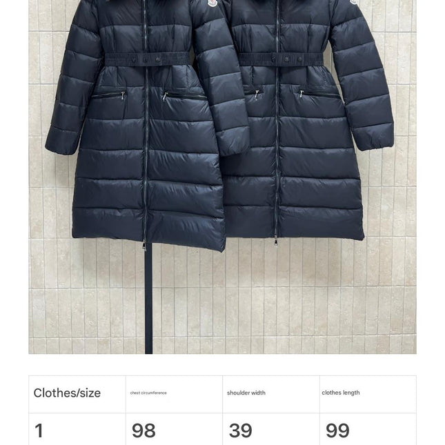 MONCLER HOODED PUFFER JACKET IN BLACK STYLE 124