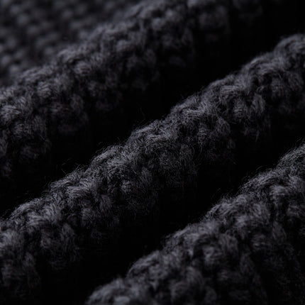 PRADA ZIP-UP IN BLACK WOOL