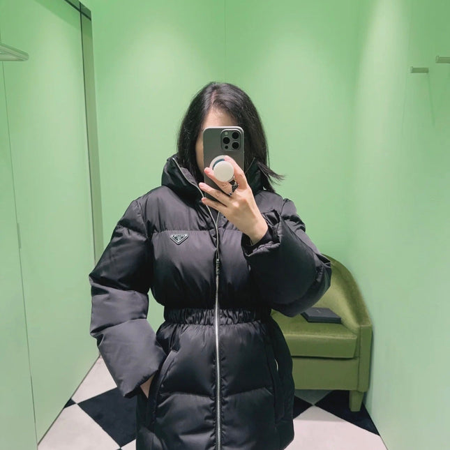 PRADA RE NYLON ZIPPER DOWN JACKET STYLE 1225