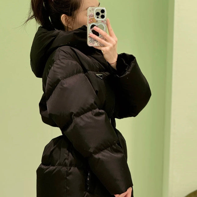 PRADA RE NYLON ZIPPER DOWN JACKET STYLE 1225