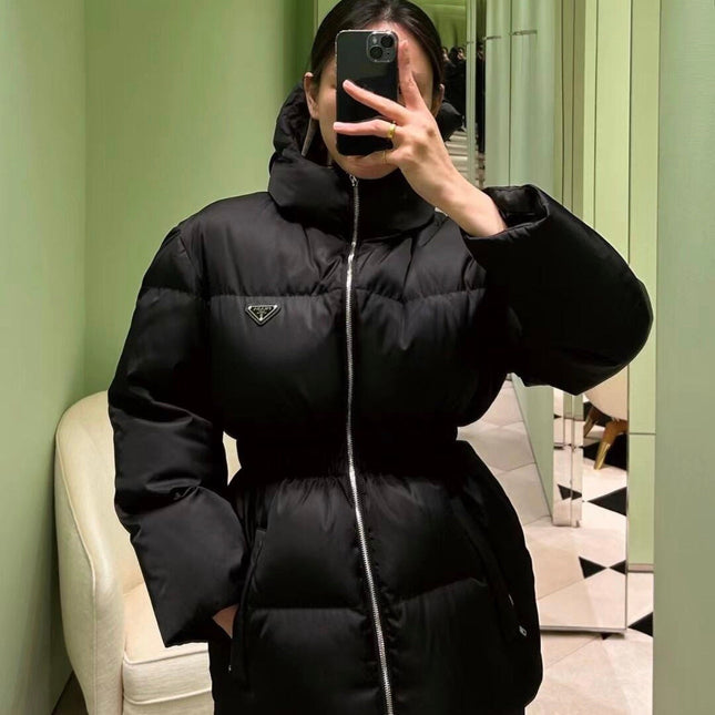 PRADA RE NYLON ZIPPER DOWN JACKET STYLE 1225