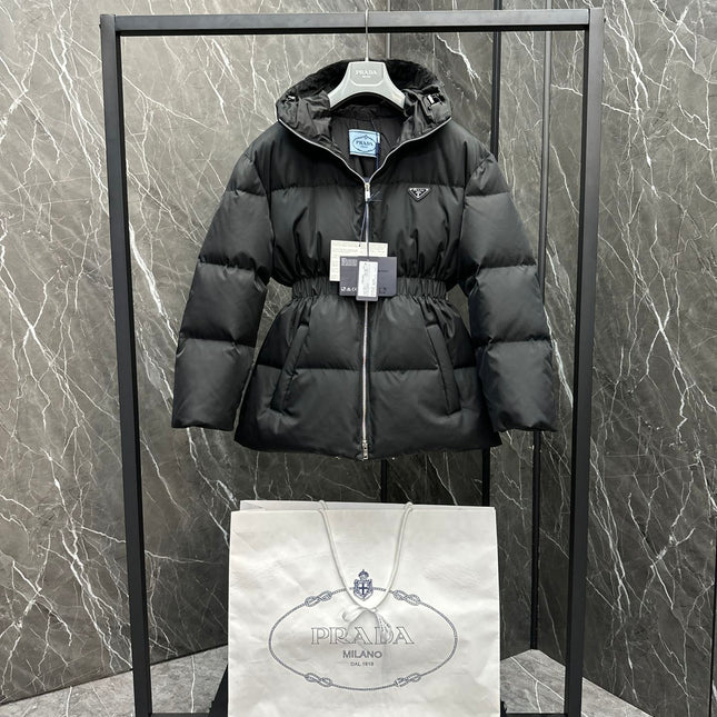 PRADA RE NYLON ZIPPER DOWN JACKET STYLE 1225