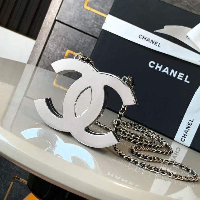 CC CLASSIC BAG CHAIN IN SILVER METAL