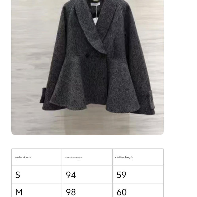 CHLOE DOUBLE BREASTED WOOL JACKET