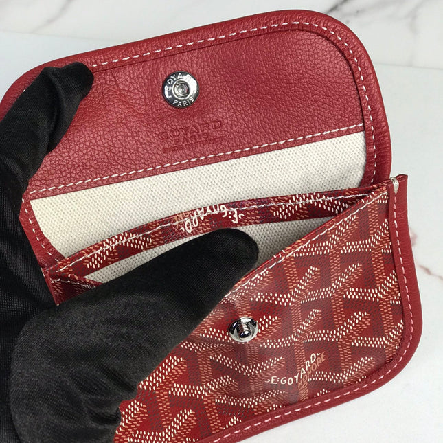 GOYARD BOHEME HOBO BAG 26 IN RED GOYARDINE CANVAS
