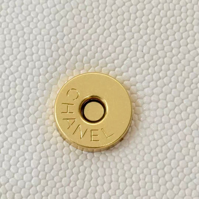 CHANEL 26S JENNY BAG 17 IN WHITE CALFSKIN