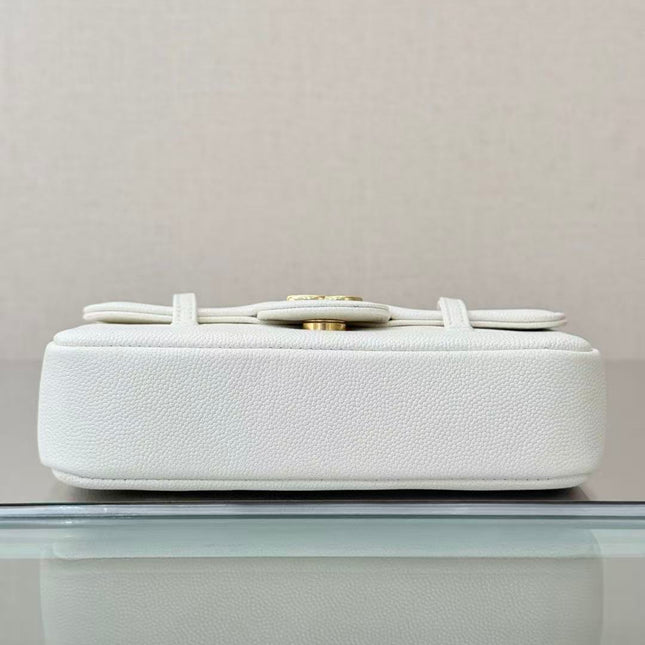 CHANEL 26S JENNY BAG 17 IN WHITE CALFSKIN