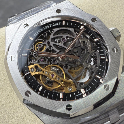 AUDEMARS PIGUET ROYAL OAK DOUBLE BALANCE WHEEL OPENWORKED 41MM