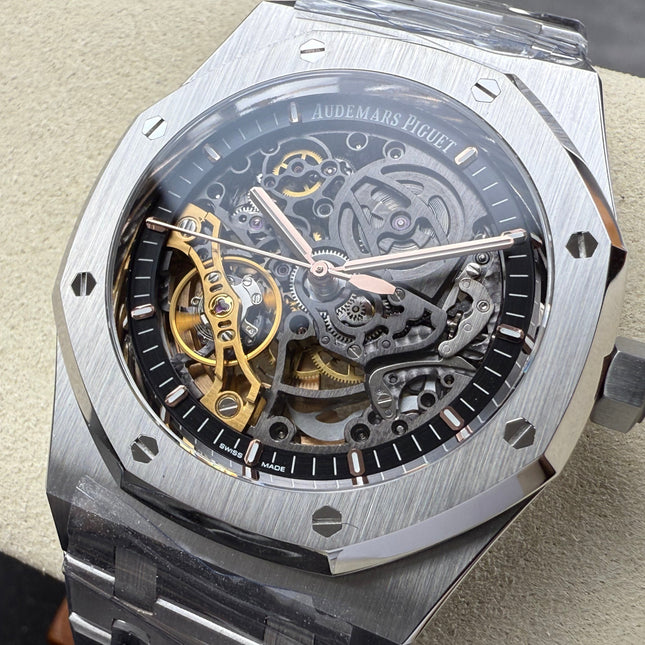 AUDEMARS PIGUET ROYAL OAK DOUBLE BALANCE WHEEL OPENWORKED 41MM