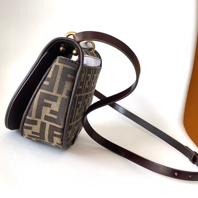 FENDI C'MON SMALL BAG IN  FF JACQUARD