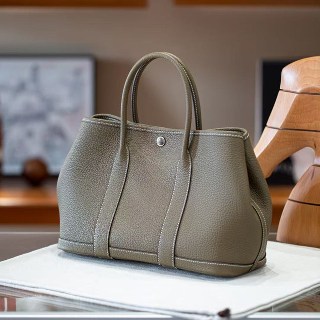 HM 26S GARDEN PARTY 30 CM IN TAUPE BROWN TOGO