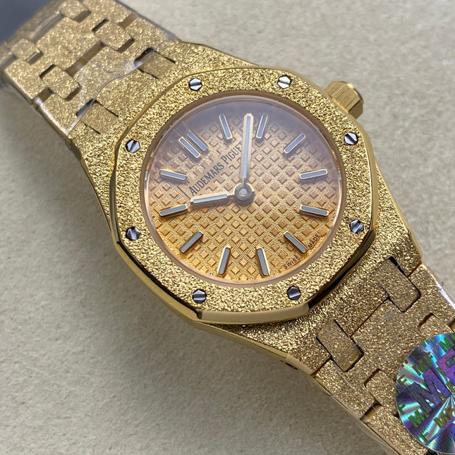 AUDEMARS PIGUET 26S ROYAL OAK MINI WATCH IN GOLD STAINLESS STEEL