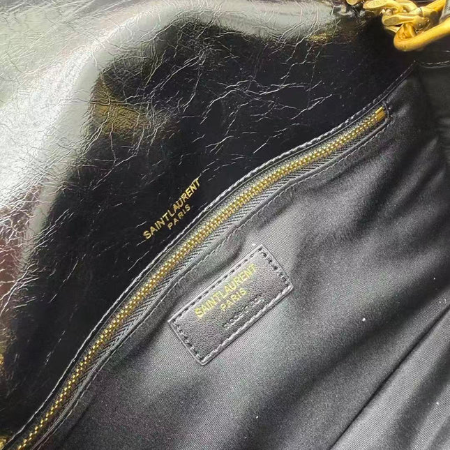 YSL 26S NIKI MEDIUM IN BLACK VINTAGE LEATHER
