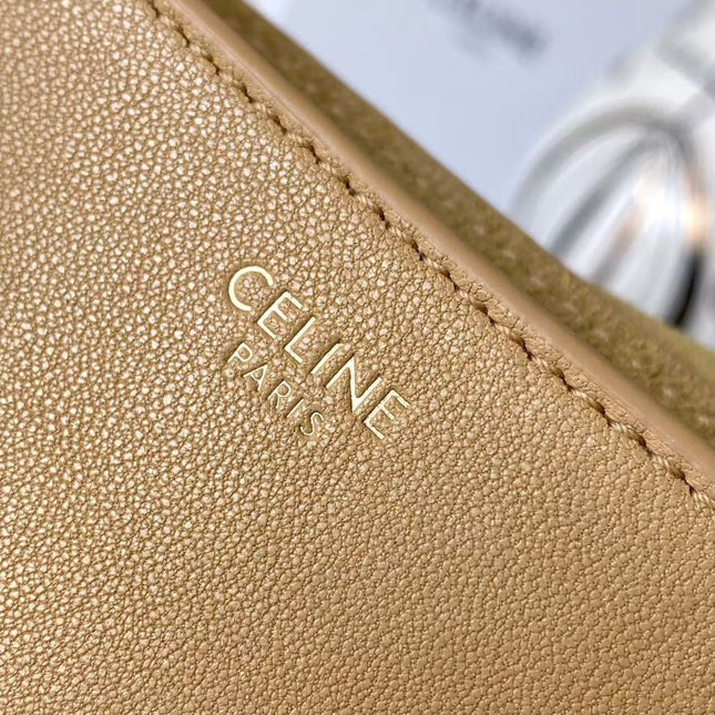CELINE 26S LITTLE HALFMOON SOFT 25 IN BEIGE LAMBSKIN 8626