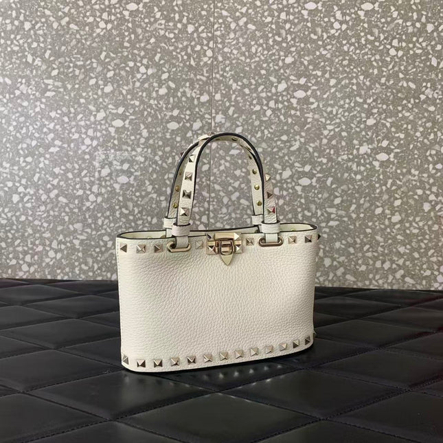 VALENTINO 26S GARAVANI ROCKSTUD MINI IN WHITE