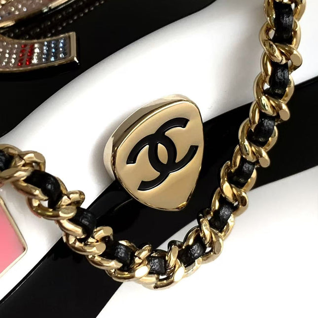 CHANEL WHITE GUITAR MINAUDIERE BAG