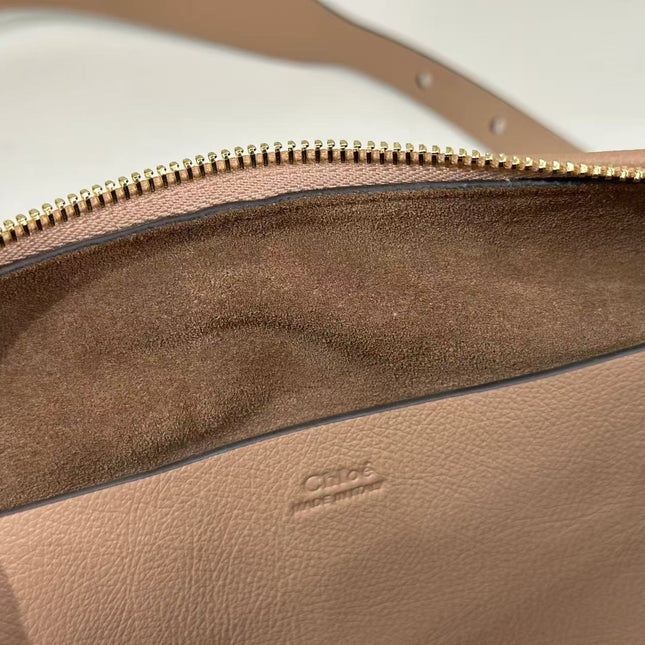 CHLOÉ S6 BRACELET HOBO BAG IN BROWN LAMBSKIN 11726