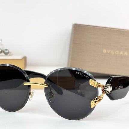 BVL 26S SERPENTI ROUND SUNGLASSES IN ACETATE