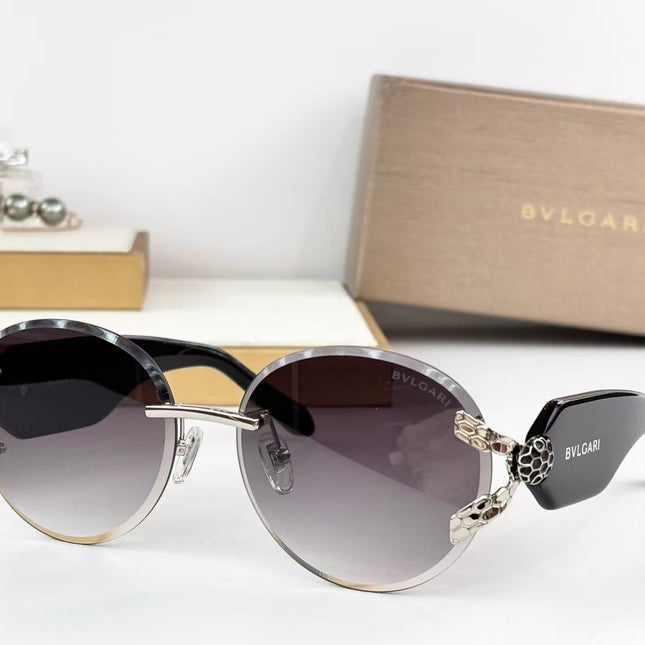 BVL 26S SERPENTI ROUND SUNGLASSES IN ACETATE