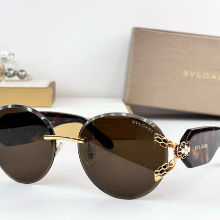 BVL 26S SERPENTI ROUND SUNGLASSES IN ACETATE