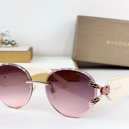 BVL 26S SERPENTI ROUND SUNGLASSES IN ACETATE