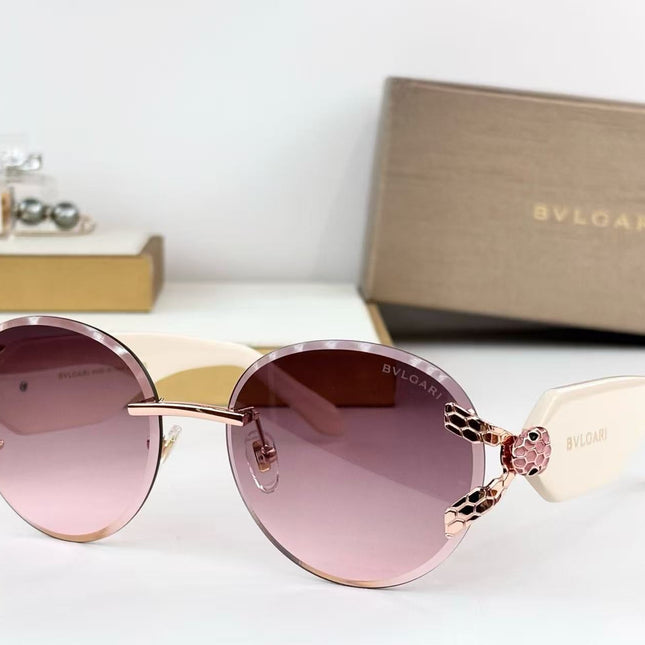 BVL 26S SERPENTI ROUND SUNGLASSES IN ACETATE