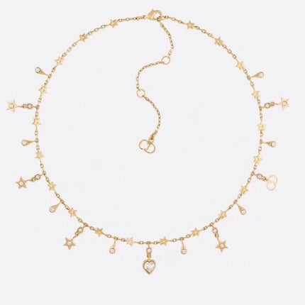 CD STAR LOVE NECKLACE WITH THE SAME MATERIAL