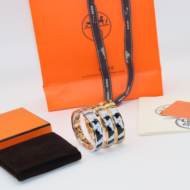 CLIC H WHITE LES LEOPARDS BRACELET