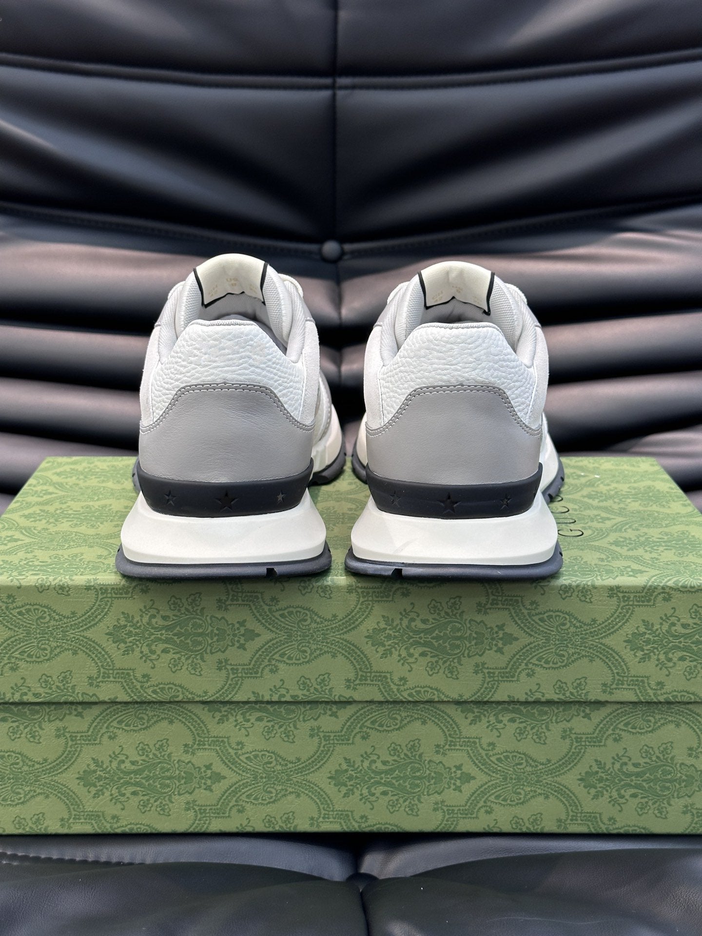 GG TRAINERS GREY WHITE